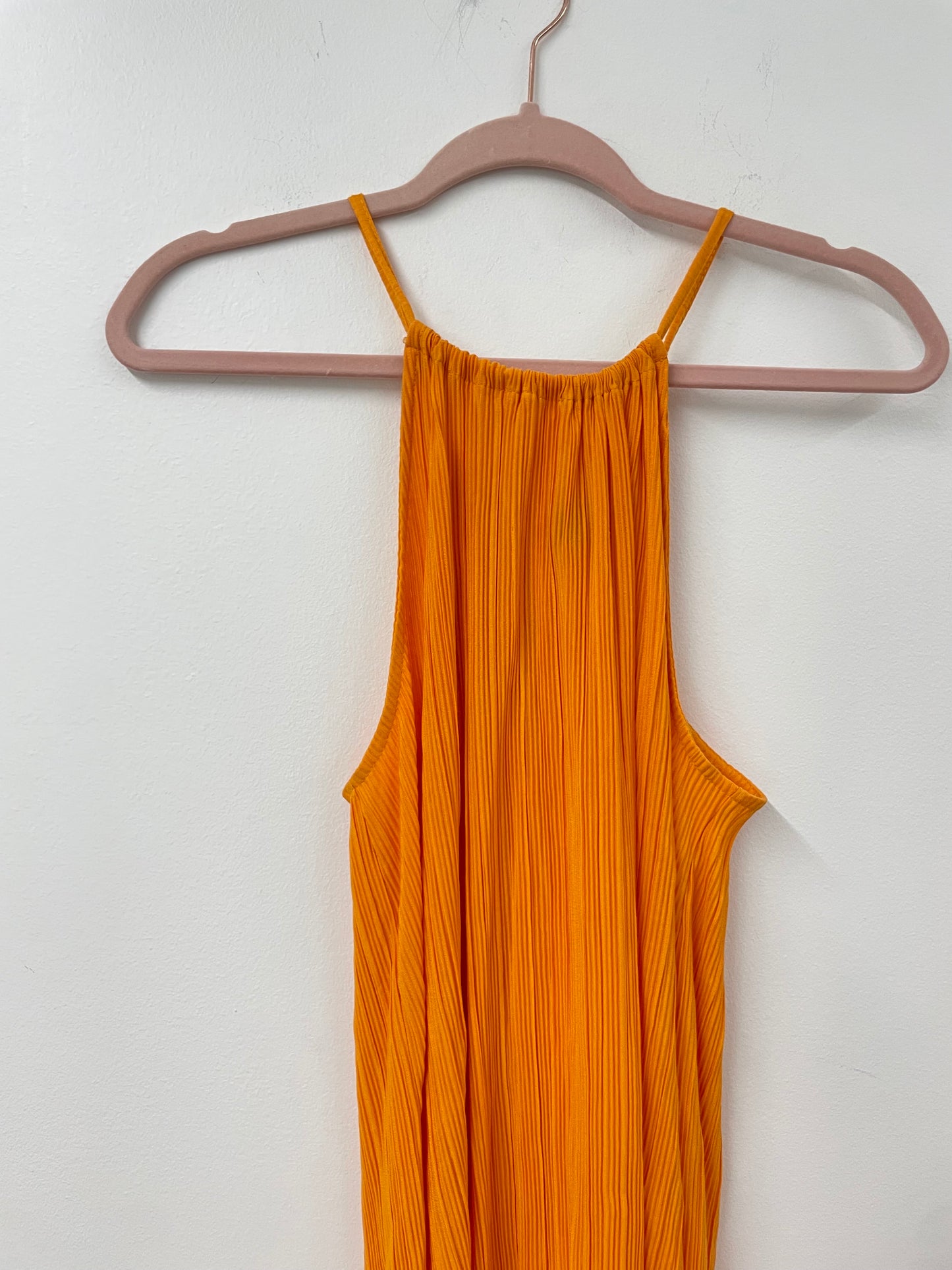 Scoop halter midi dress Size S /NWT