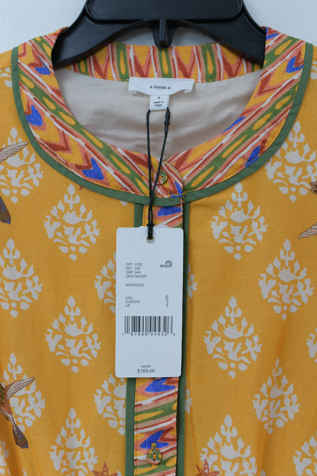 A Love A - tie waist maxi dress Size S / NWT