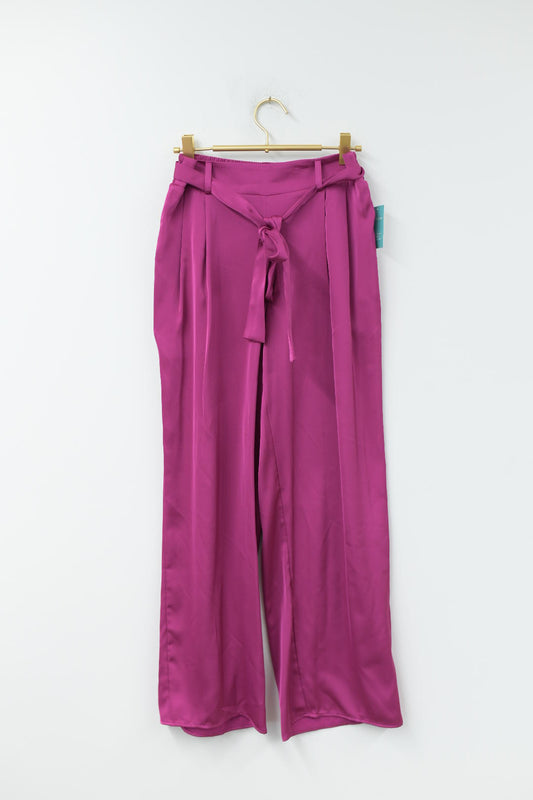 Maurice’s satin belted dress pants Size M /NWT