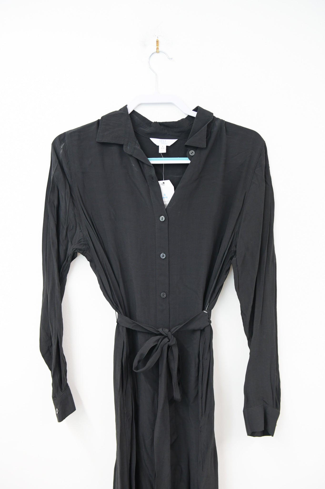 Time and Tru midi tie shirt dress Size S / NWT
