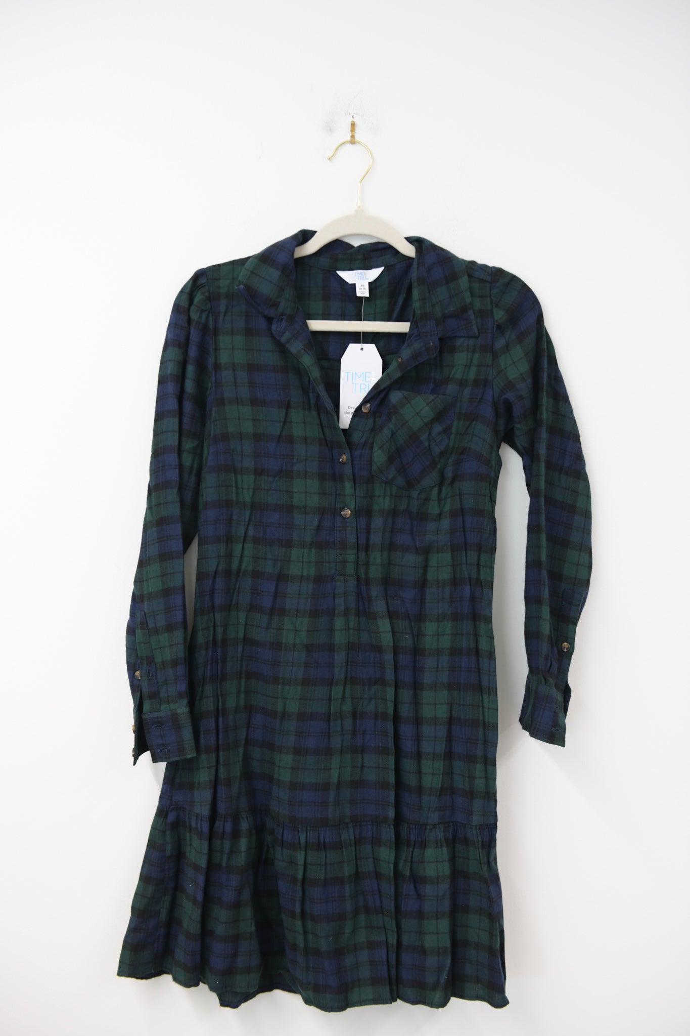 Time and Tru long sleeve mini dress Size XS / NWT