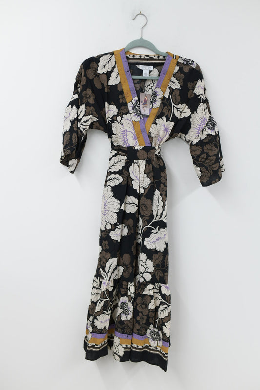 Sofia kimono sleeve midi dress Size XS /NWT