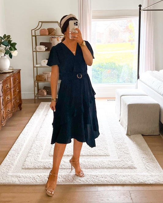 Sofia flutter sleeve midi dress Size S / NWT