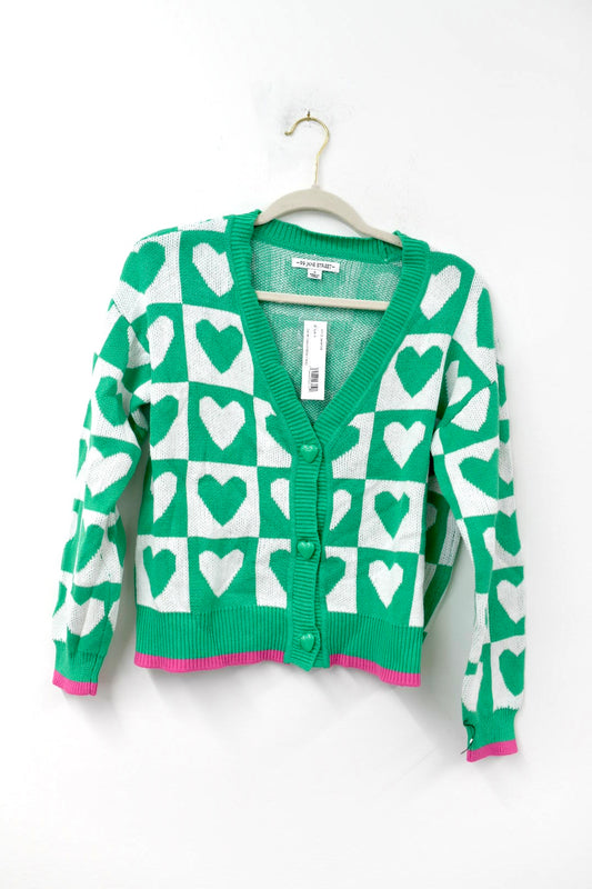 99 Jane Street Valentine’s Day sweater cardigan Size S / NWT