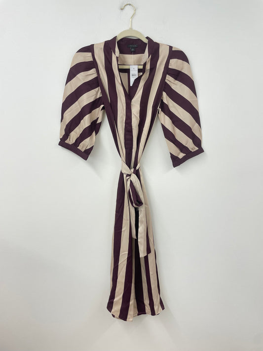 Loft tie waist midi dress Size S /NWT