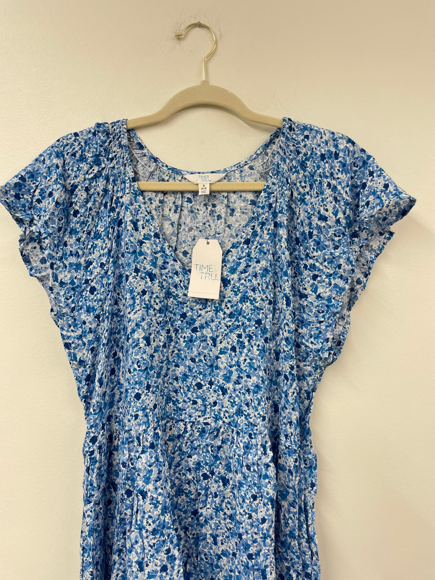 Time and Tru v-neck mini dress Size  S / NWT