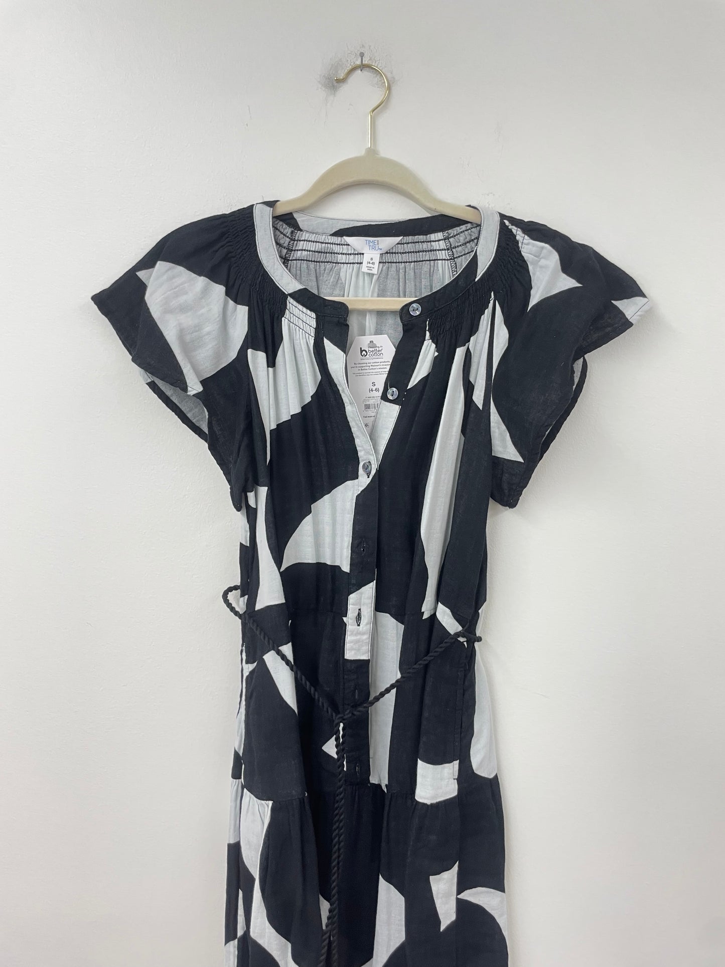 Time and Tru double cotton midi dress Size S / NWT
