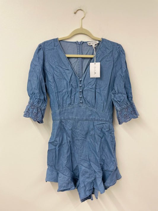 Jessica Simpson flounce hem romper Size S /NWT
