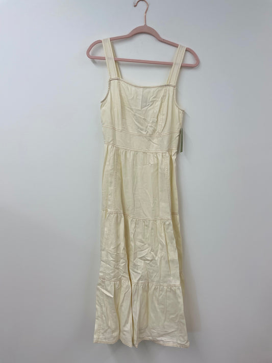 Nine Eight white denim midi dress Size M /NWT
