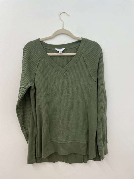 Time and Tru waffle long sleeve shirt Size XS / EUC