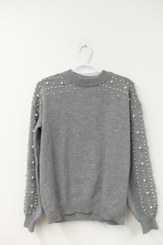 Pearl sleeved sweater Size M / EUC