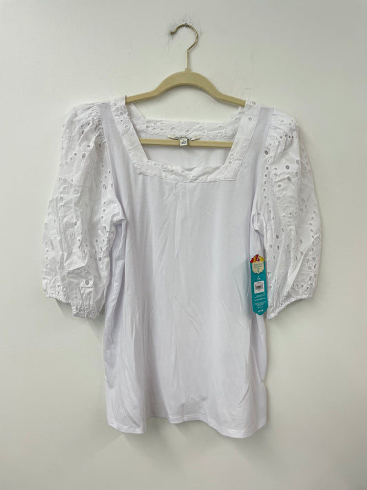 Pioneer Woman lace sleeve top Size S / NWT