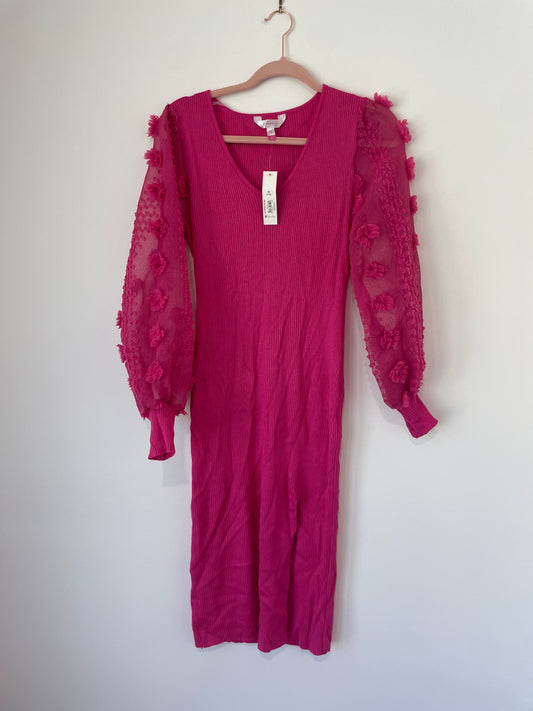 No Boundaries fitted midi dress Size M / NWT