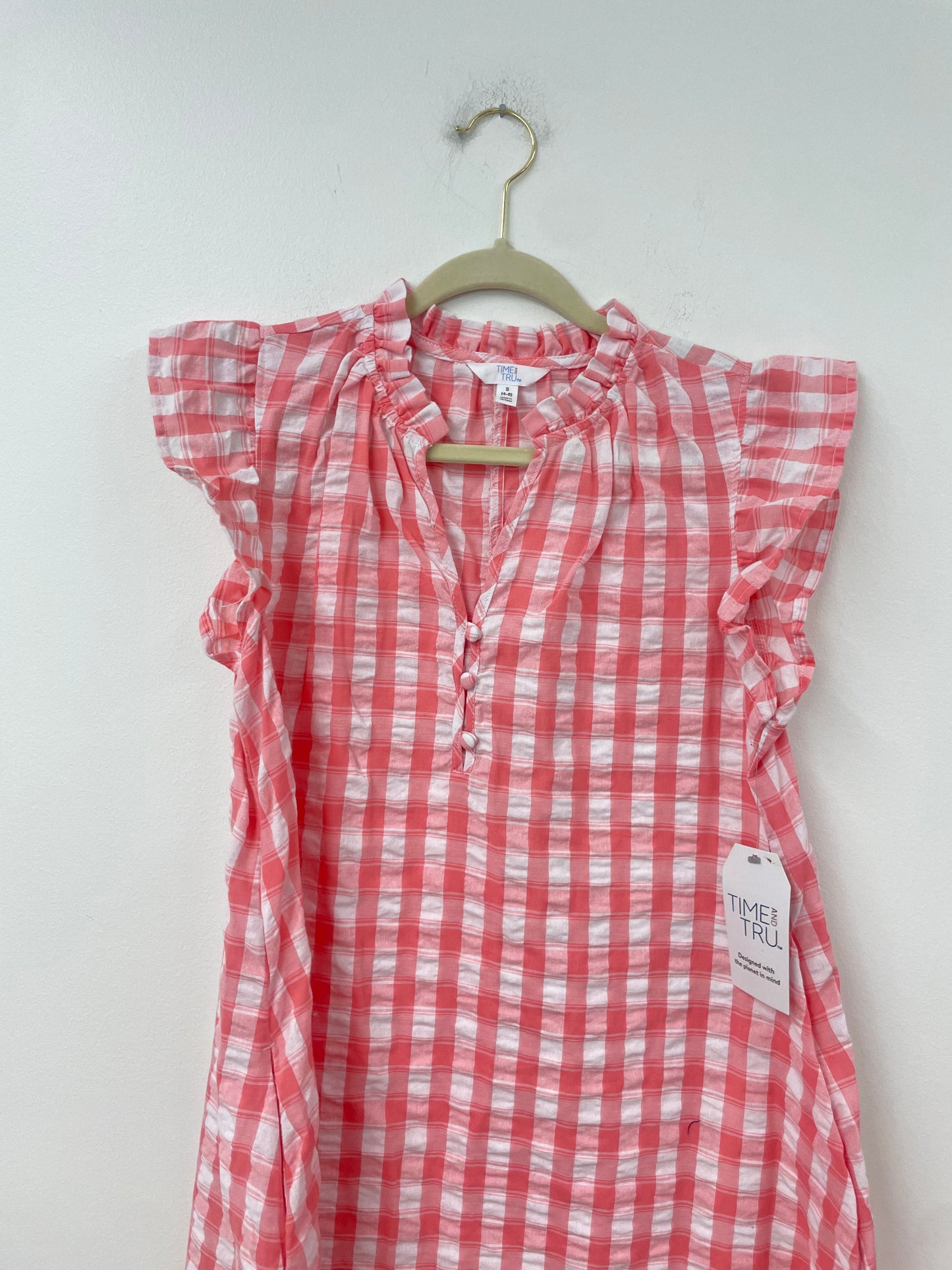 Time and Tru flutter sleeve mini dress Size S / NWT
