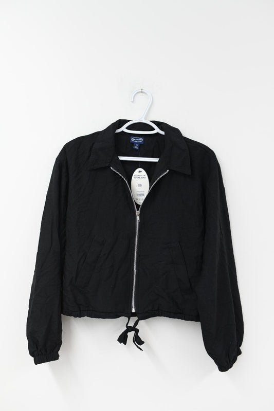 Scoop scuba full zip textured jacket Size XS / NWT
