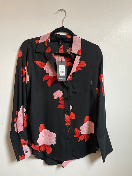 Who What Wear long sleeve blouse Size XS \ NWT