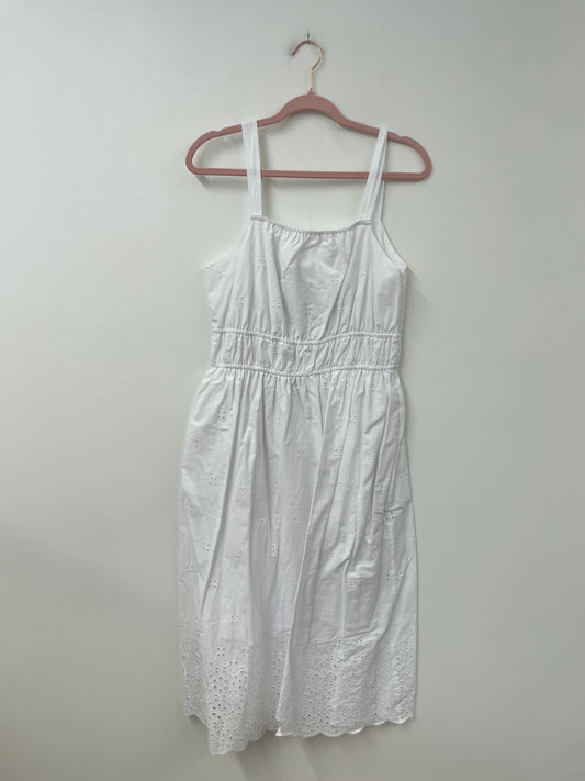 Time and Tru eyelet tie back midi dress Size S / NWT