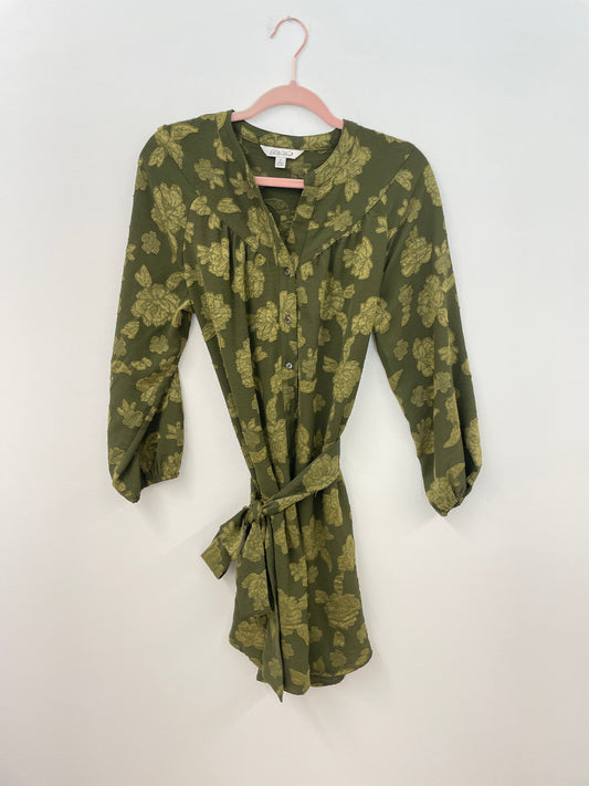 Pioneer Women long sleeve mini tie dress Size S / EUC