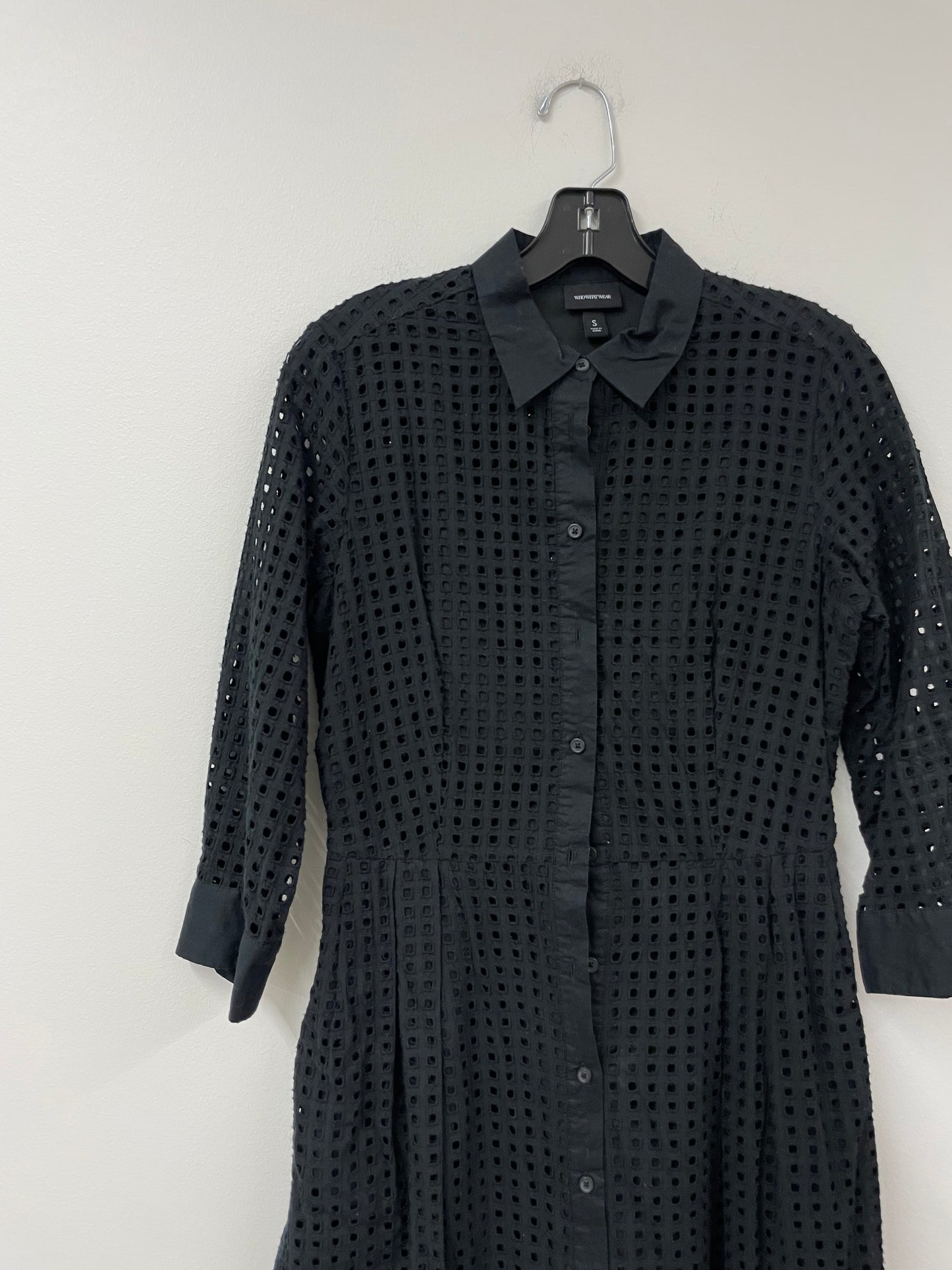 Who What Wear 3/4 sleeve eyelet midi dress Size S / EUC