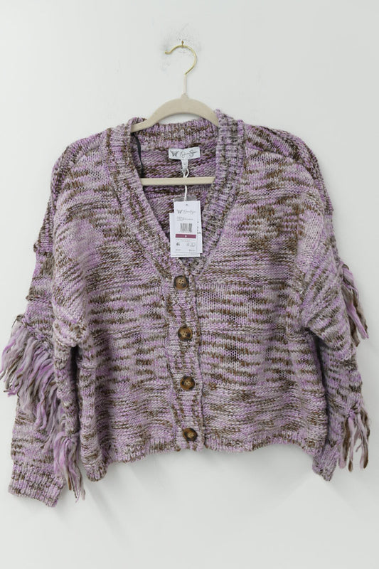 Jessica Simpson fringe cardigan Size S / NWT