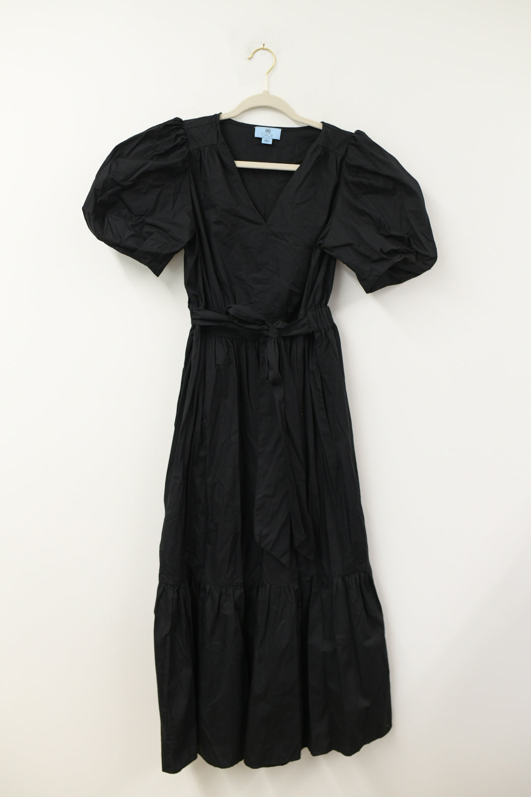 Cece puffed sleeve maxi dress Size S/ EUC