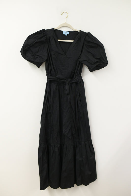 Cece puffed sleeve maxi dress Size S/ EUC