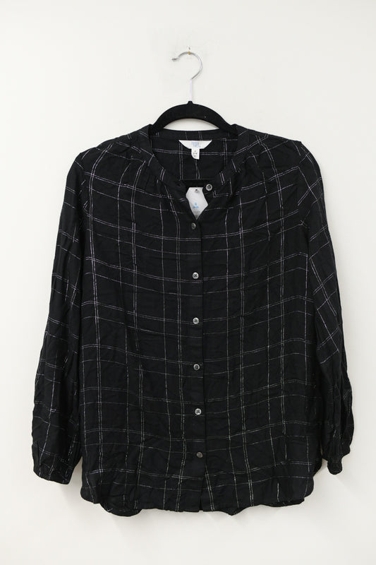 Time and Tru button blouse Size M / NWT