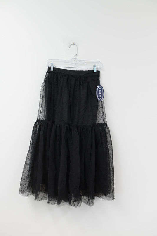 Scoop tulle dot midi skirt Size XS / NWT