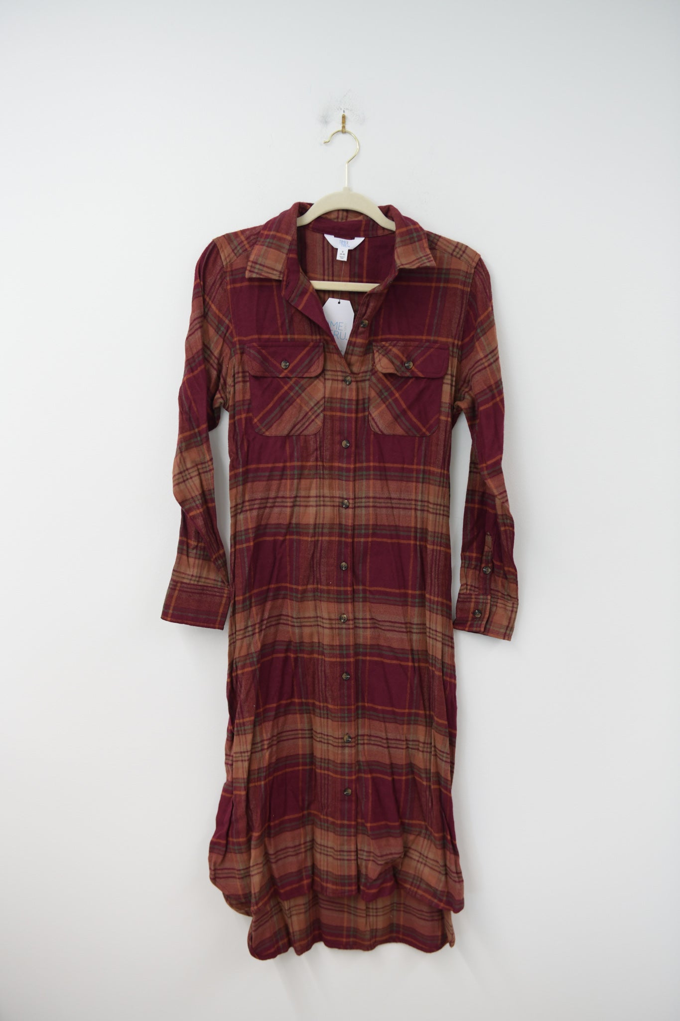 Time and Tru midi tie dress Size S / NWT