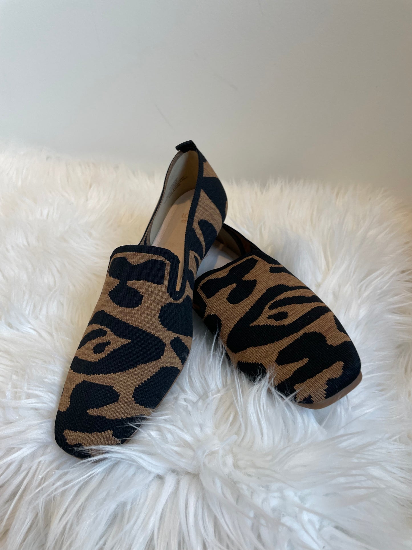 Louise et CIE animal print slip on loafers Size 7.5