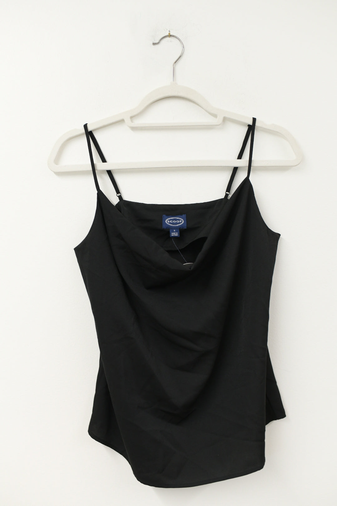 Scoop cowl neck cami top Size S / NWT