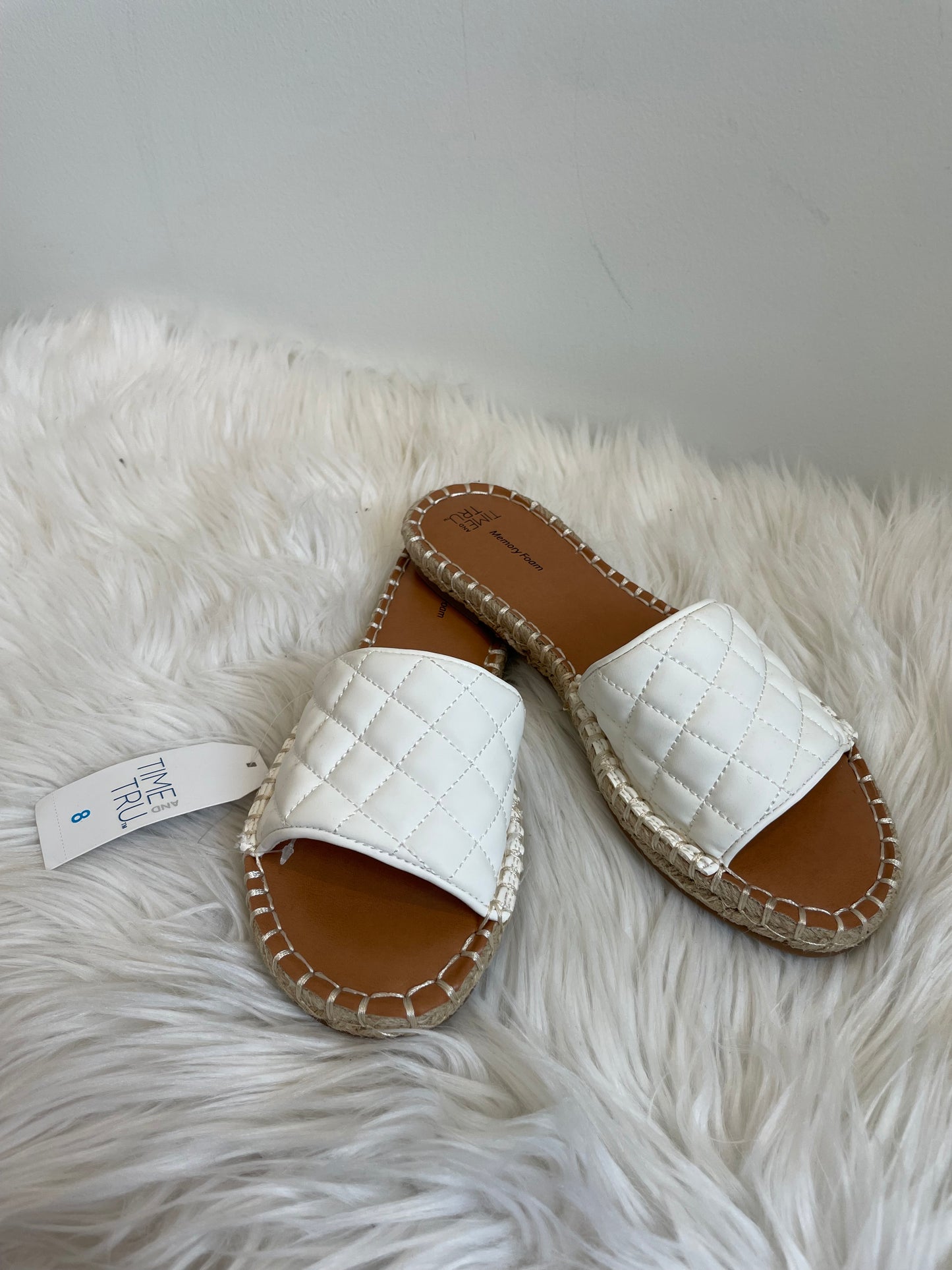 Time and Tru slip on sandals Size 8