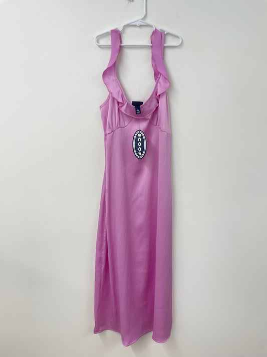 Scoop ruffle sleeve midi dress Size S  / NWT