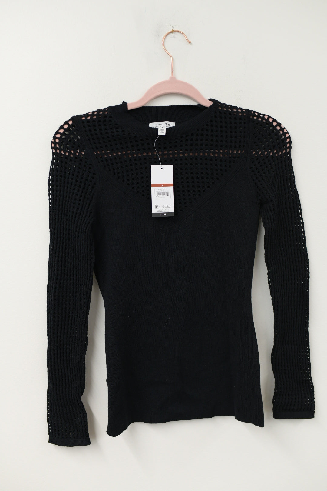 Sofia mesh sweater Size M / NWT