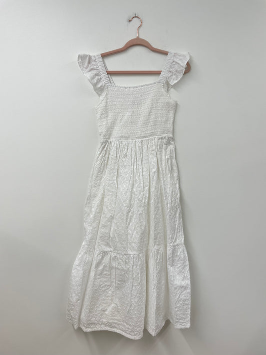 Loft smocked midi dress Size S /EUC