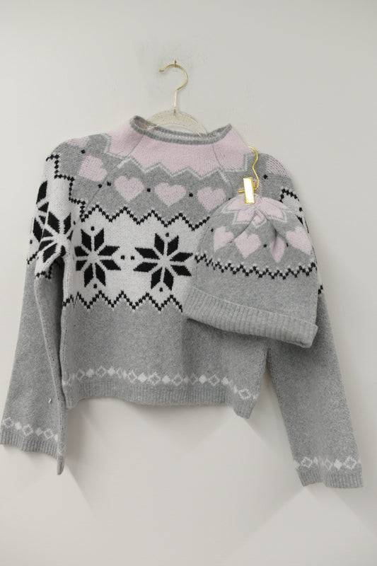 No Boundaries sweater with hat Size S /NWT
