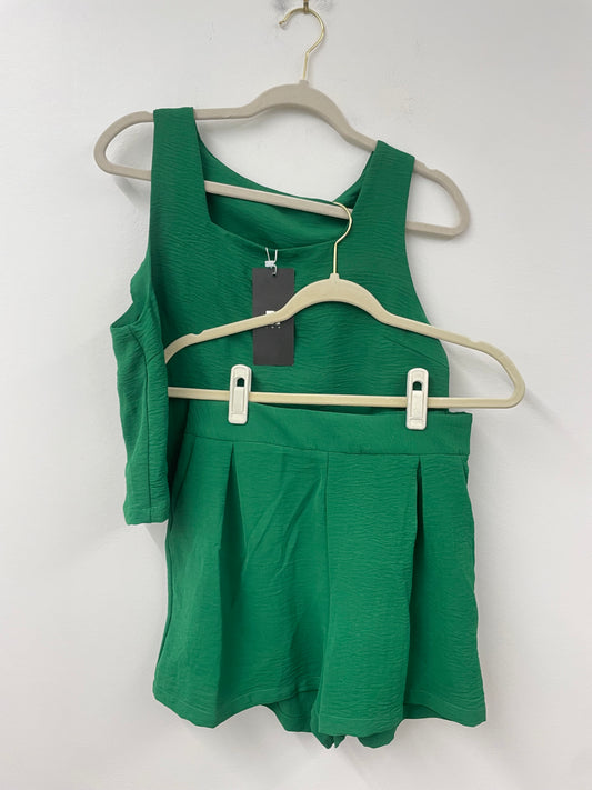 Amazon sleeveless top and shorts size M / NWT