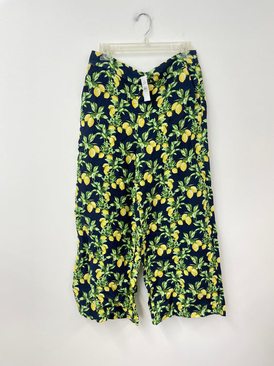 Loft wide leg crop pant Size S /NWT