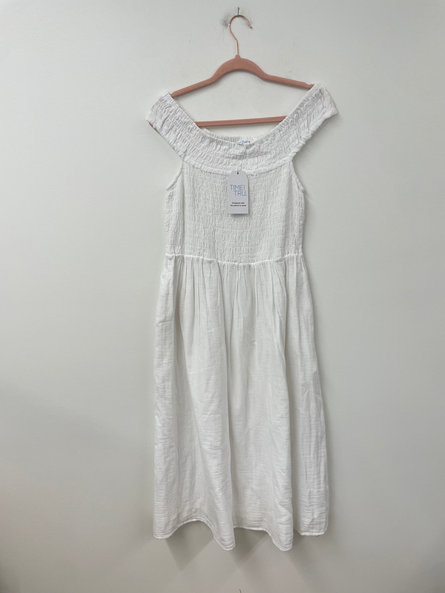 Time and Tru off the shoulder Midi dress Size S / NWT
