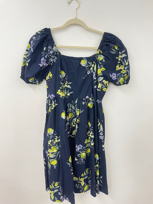 Time and Tru tie back puffed sleeve mini dress Size S /EUC