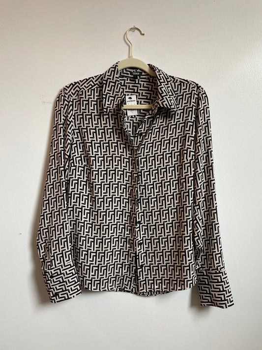 Express button down long sleeve blouse Size S \ NWT