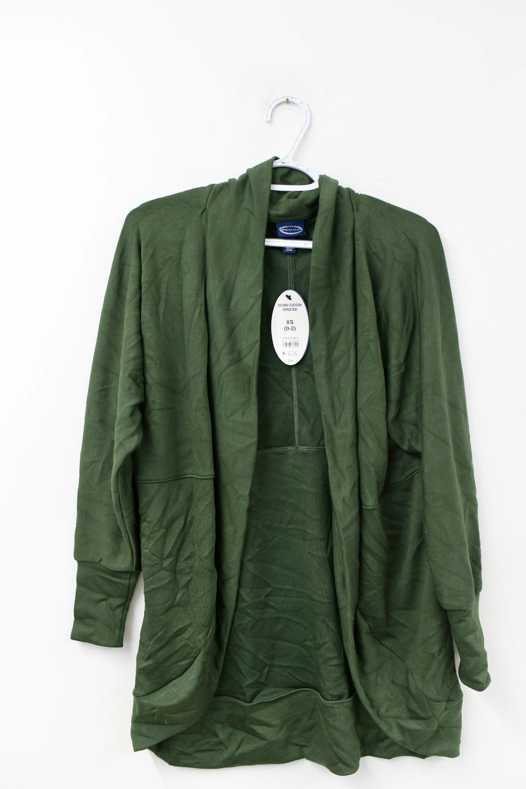 Scoop scuba cocoon sweater Size XS / NWT