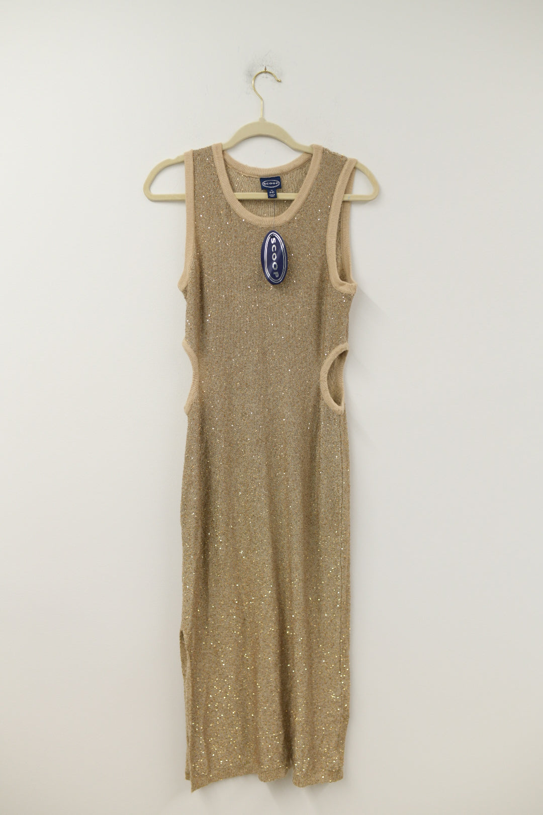 Scoop sequin sweater midi dress Size M / NWT