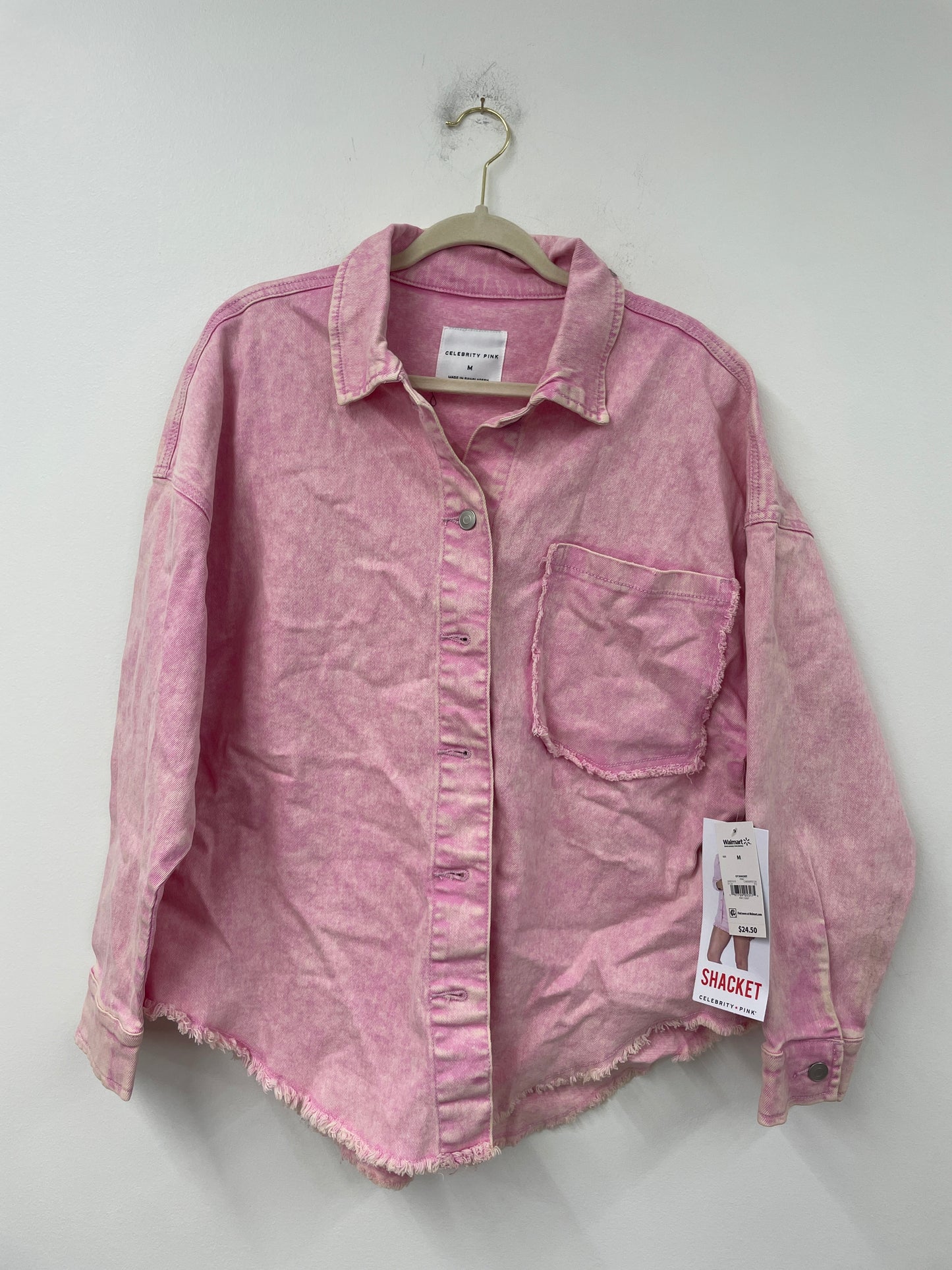 Celebrity Pink denim shacket Size M / NWT