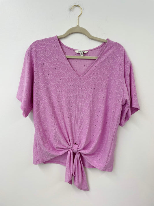 Pioneer Woman tie front top Size S / EUC