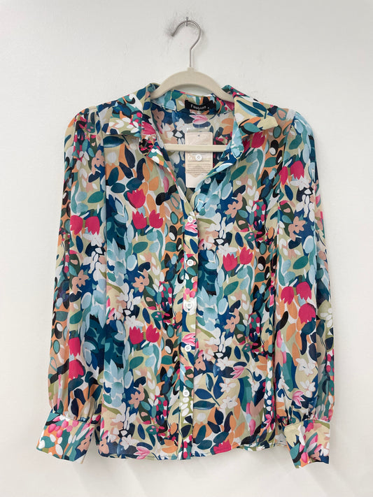 Amazon long sleeve blouse Size S /NWT
