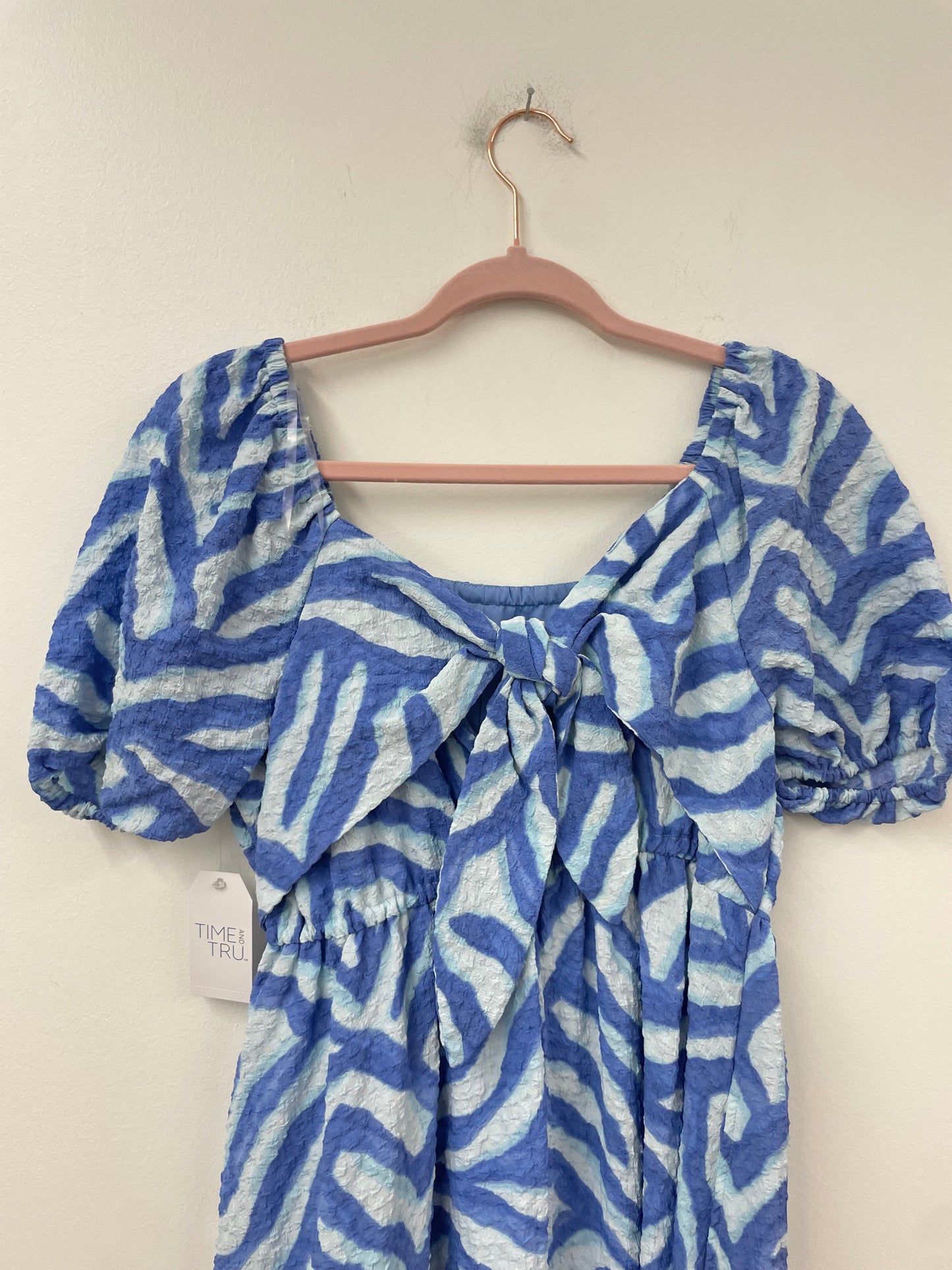 Time and Tru puffed sleeve midi dress Size S / NWT