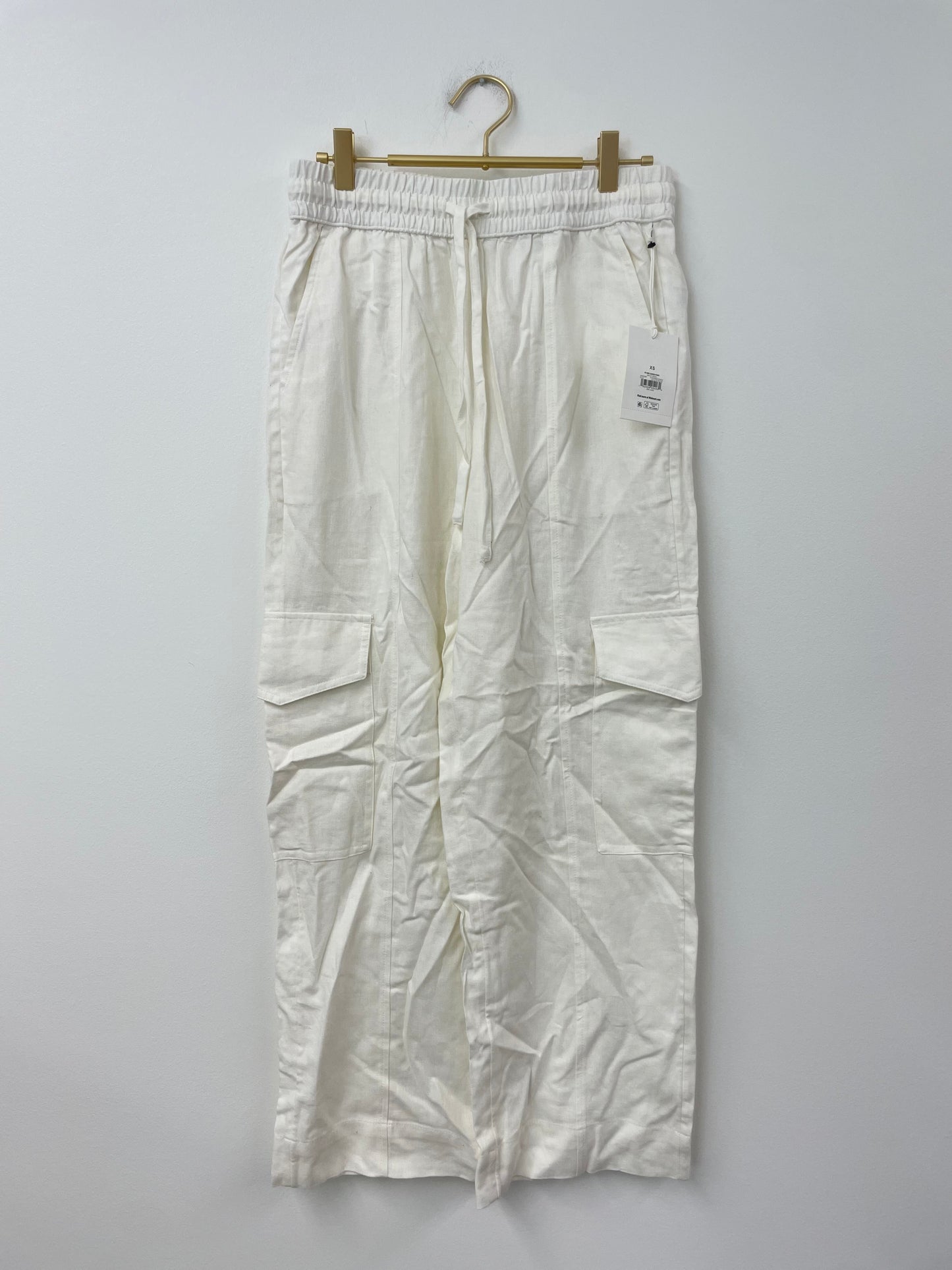Free Assembly linen cargo pants Size XS / NWT