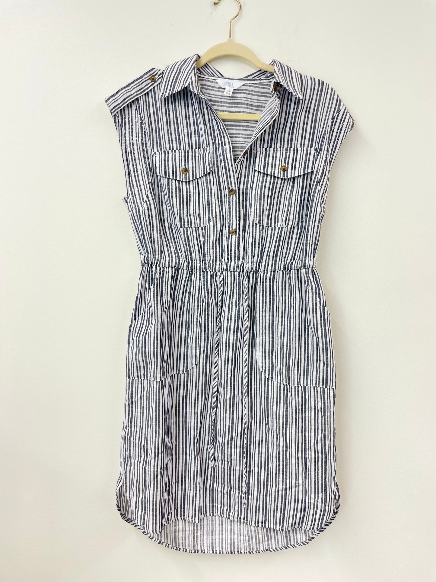 Time and Tru short sleeve utility mini dress Size S / EUC