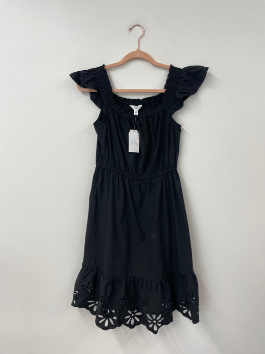 Time and Tru ruffle sleeve with eyelet detail mini dress Size XS/ NWT
